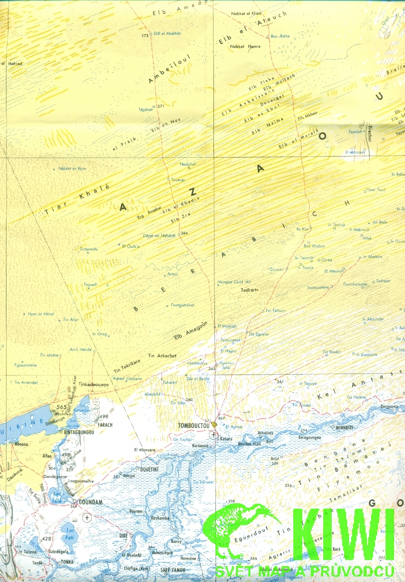 Craenen BBV distribuce mapa Tombouctou (Timbuktu) 1:1 mil.