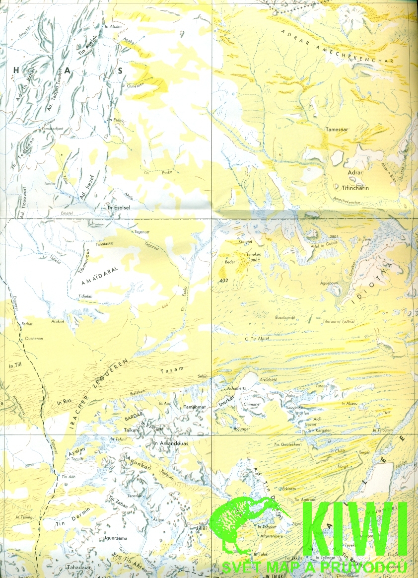 Craenen BBV distribuce mapa Kidal 1:1 mil.
