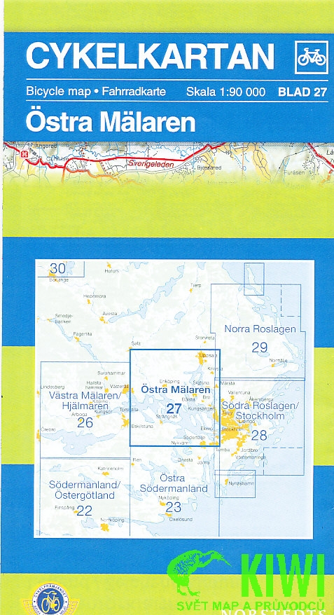 Craenen BBV distribuce cyklomapa Malaren east 1:90 t.