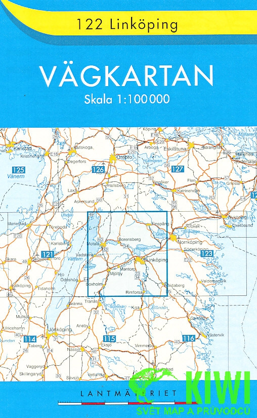 Craenen BBV distribuce mapa Linkoping 1:100 t. voděodolná