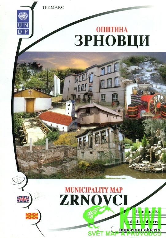 Trimaks vydavatelství mapa Zrnovci, Češinovo, Obleševo 1:30 t. - 1:45 t.