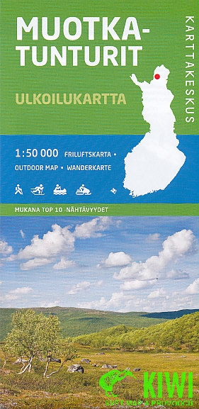 Karttakeskus vydavatelství mapa Muotka-Tunturit 1:50 t.