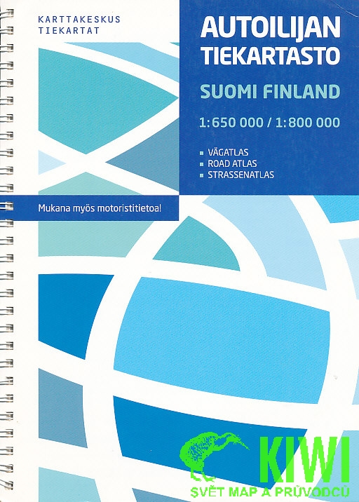 Karttakeskus vydavatelství atlas Finska 1:650 t.-1:800 t.