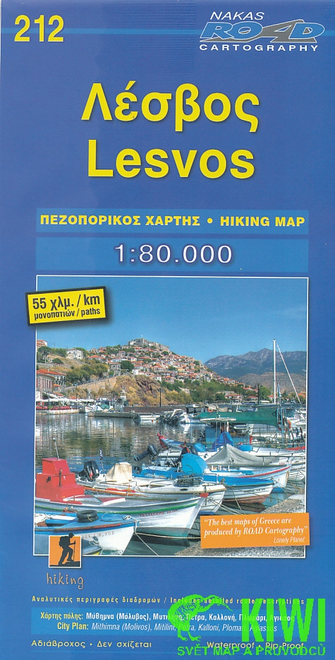 ROAD vydavatelství mapa Lesbos 1:80 t.