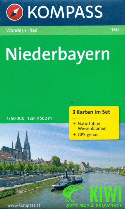 Kompass Niederbayern 1:50 t.