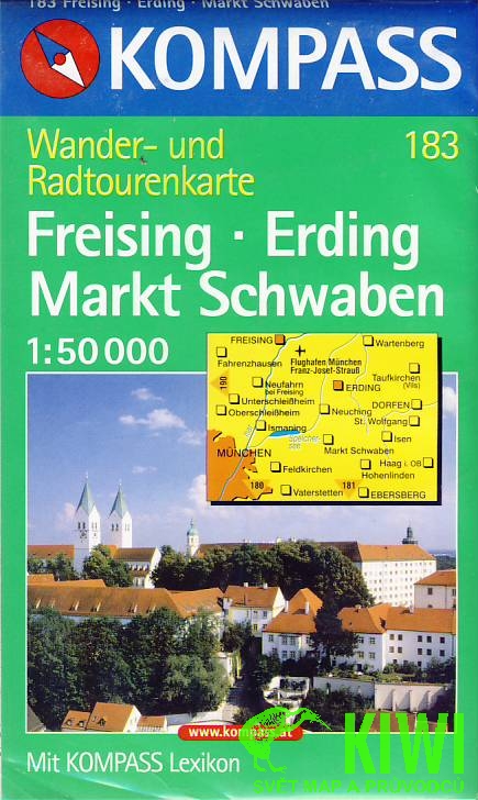 Kompass Freising-Erding-Markt Schwaben 1:50 t.