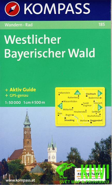 Kompass Westlicher Bayerischer Wald 1:50 t.