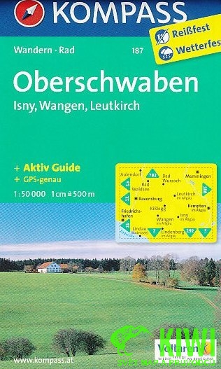 Kompass Oberschwaben, Isny-Wangen-Leutkirch 1:50 t.