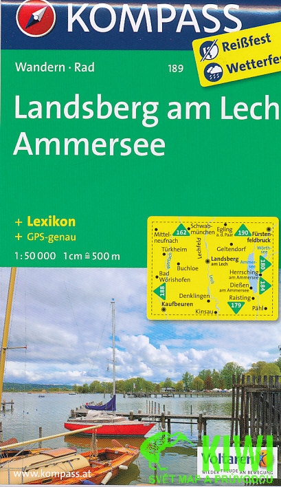 Kompass Landsberg am Lech Ammersee 1:50 t.