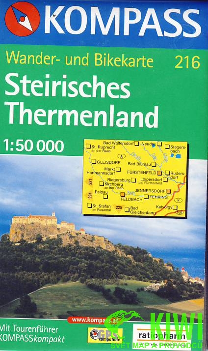 Kompass Steirisches Thermenland 1:50 t.