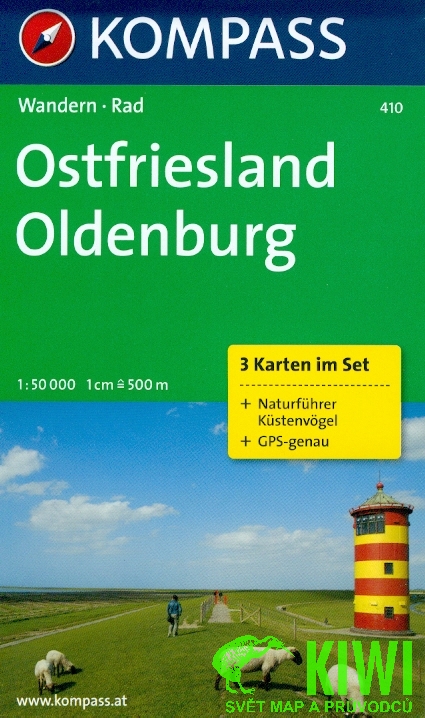 Kompass Ostfriesland, Oldenburg 1:50 t.