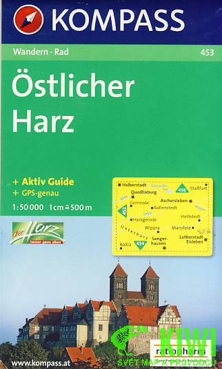 Kompass Ostlicher Harz 1:50 t.