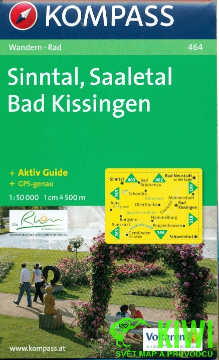 Kompass Sinntal, Saaletal, Bad Kissingen 1:50 t.