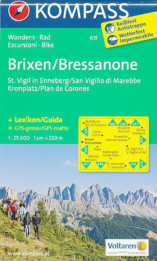 Kompass Brixen 1:25 t. +