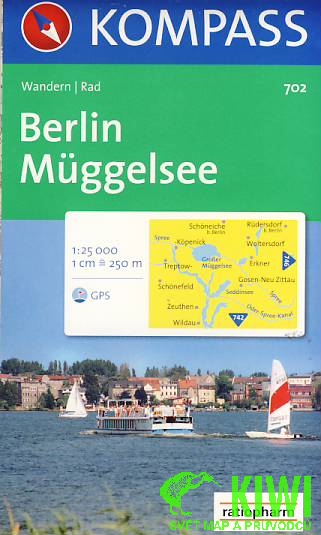 Kompass Berlin Muggelsee 1:25 t.