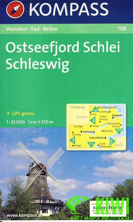 Kompass Ostseefjord Schlei, Schleswig 1:35 t.