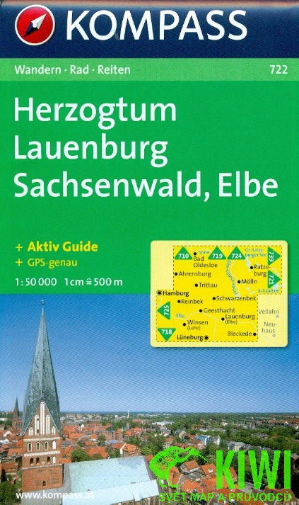 Kompass Herzogtun, Lauenburg, Elbe 1:50 t.