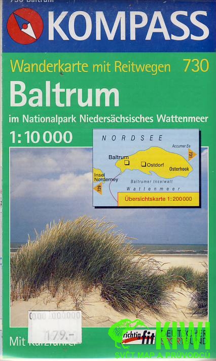 Kompass Baltrum 1:10 t. +