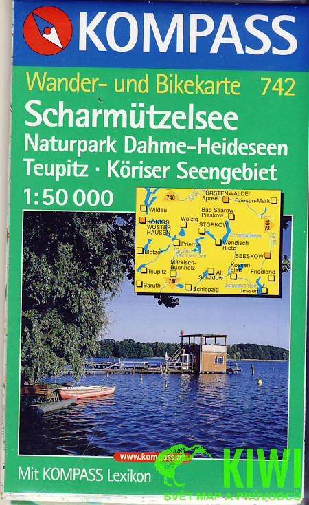 Kompass Scharmützelsee-Teupitz-Köriser 1:50 t.