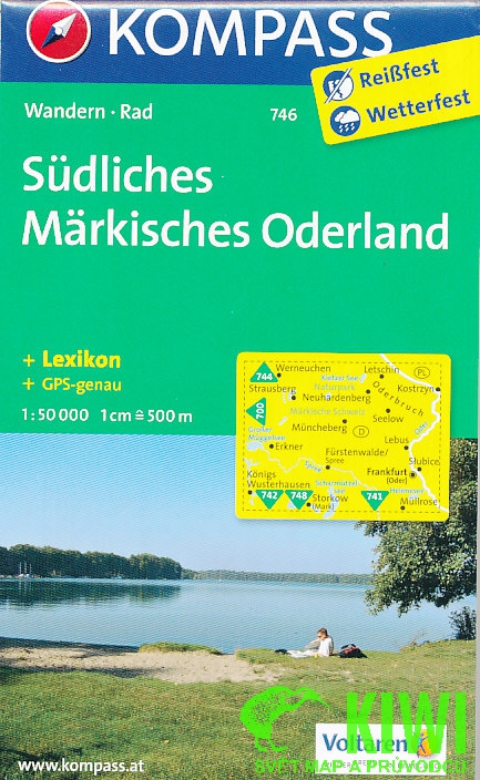 Kompass Sudliches Markisches Oderland 1:50 t. laminovaná