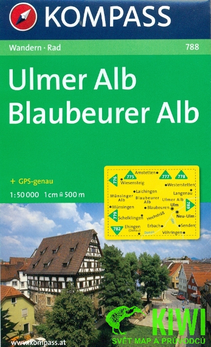 Kompass Ulmer Alb, Blaubeurer Alb 1:50 t.