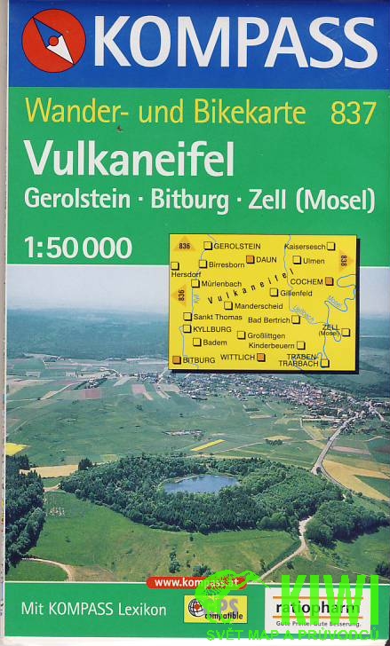Kompass Vulkaneifel 1:50 t.