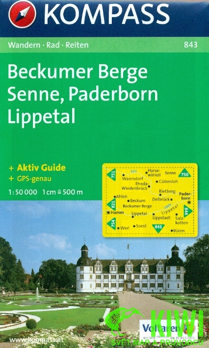 Kompass Beckumer Berge, Senne, Paderborn 1:50 t.