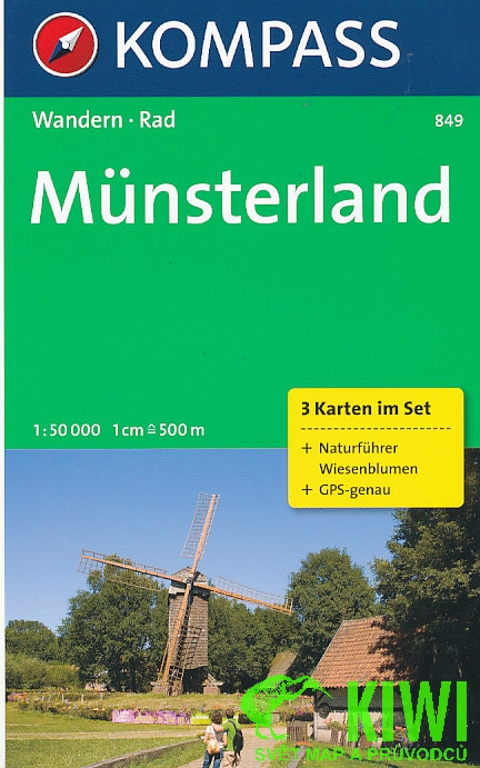 Kompass Munsterland 1:50 t. (3 mapy)