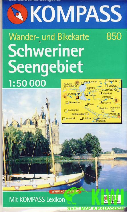 Kompass Schweriner Seengebiet 1:50 t.