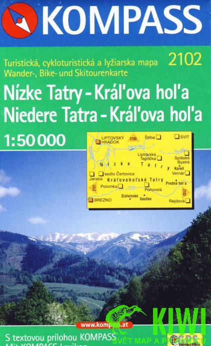 Kompass Nízké Tatry-Králova hola 1:50 t.