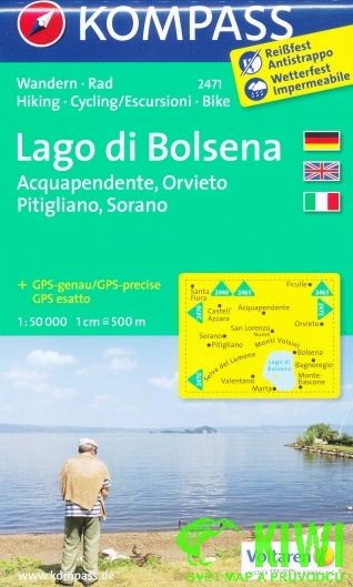 Kompass Lago di Bolsena 1:50 t.