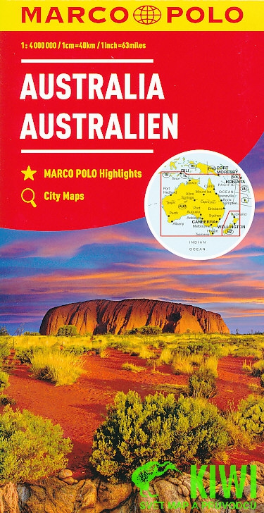 RV, Falk vydavatelství mapa Australia 1:4 mil.