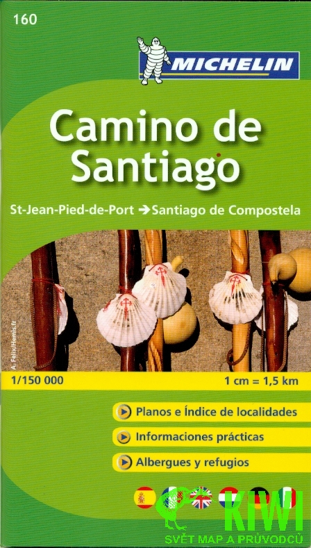Michelin atlas Camino de Santiago 1:150 t.
