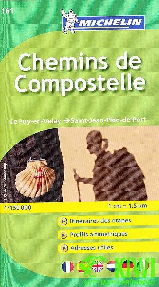 Michelin atlas Chemins de Compostelle 1.150 t.