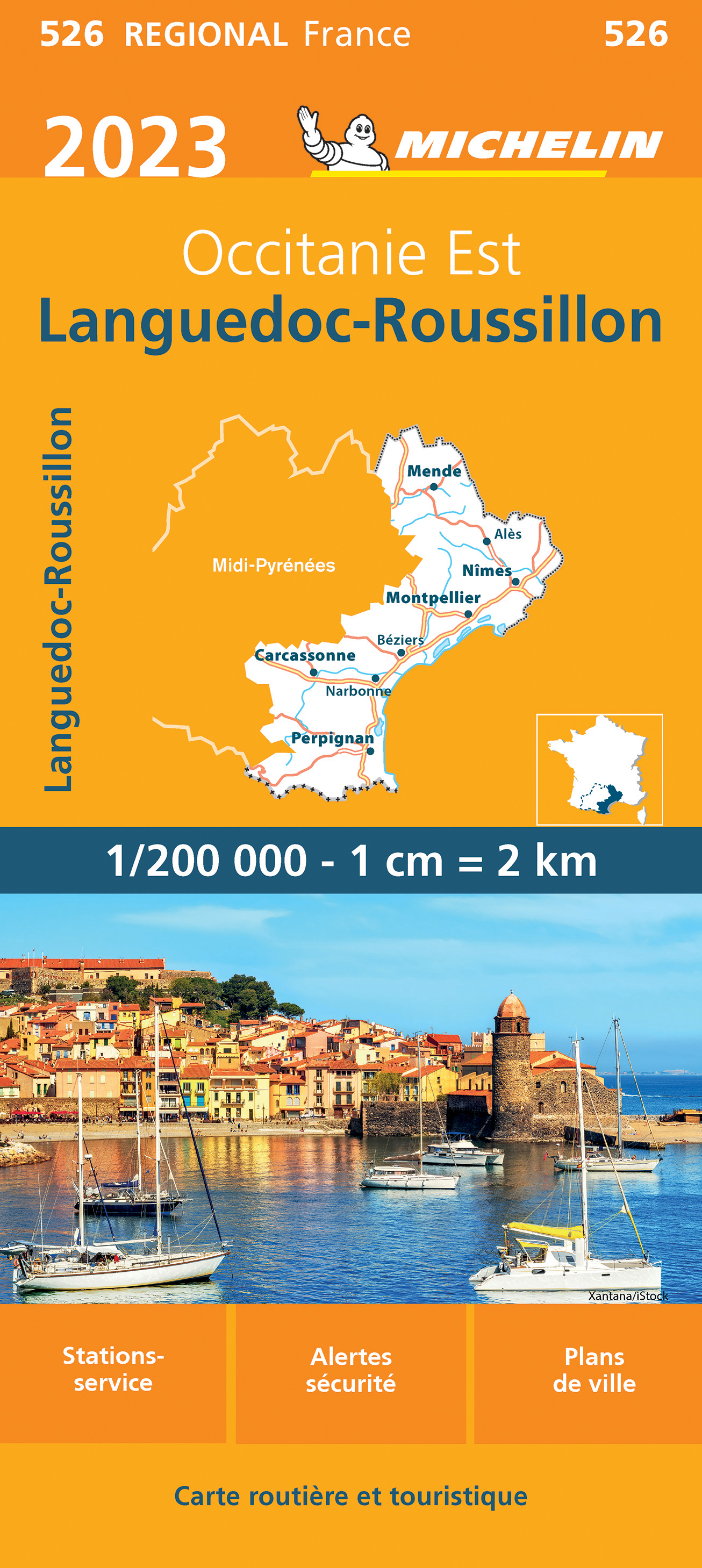Michelin mapa Languedoc-Roussillon 1:200 t.