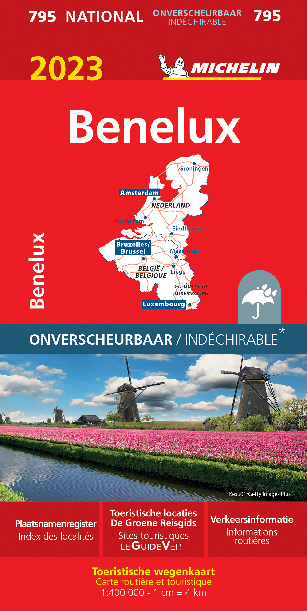 Michelin mapa Benelux 1:400 t.