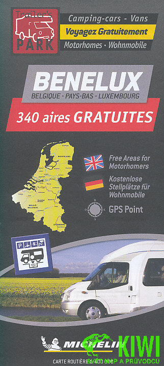 Michelin mapa Camping Cars Benelux 1:400 t.