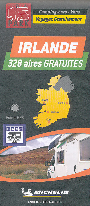 Michelin mapa Camping Cars Ireland 1:400 t.