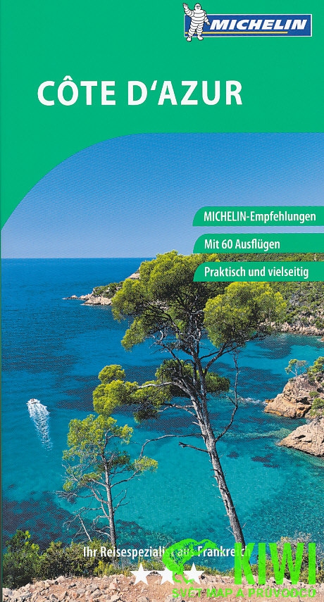 Michelin průvodce Cote d'Azur (Azurové pobřeží) německy