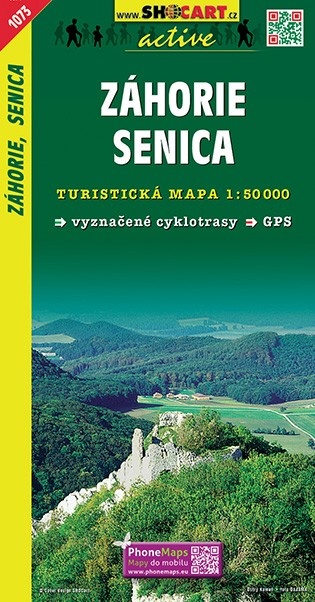 Záhorie, Senica - turistická mapa (shocart č.1073)