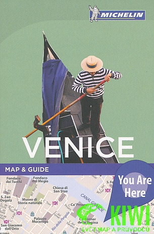 Michelin průvodce s mapou Venice (Benátky) anglicky