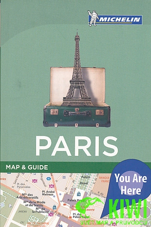 Michelin průvodce s mapou Paris (Paříž) anglicky