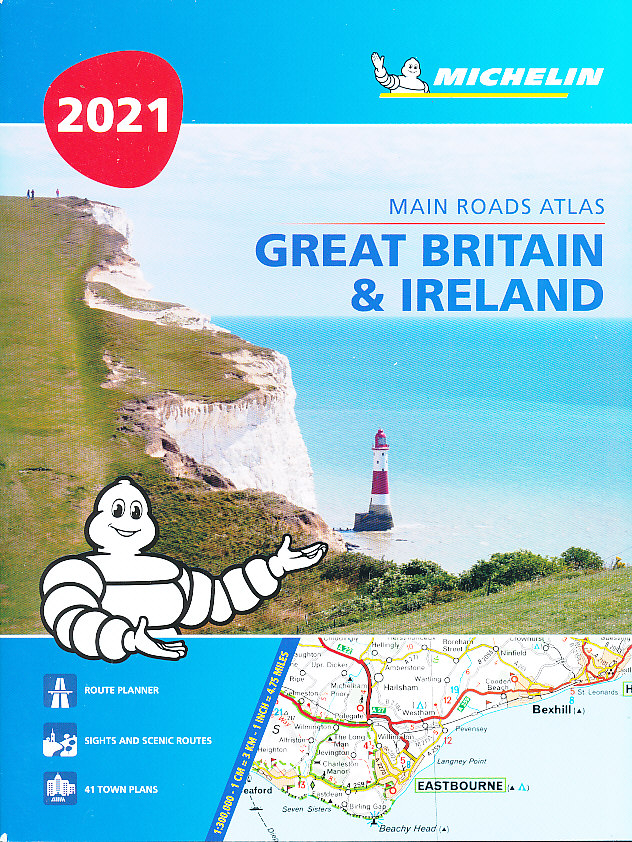 Michelin atlas Great Britain,Ireland 1:300 t. brožovaný 2021