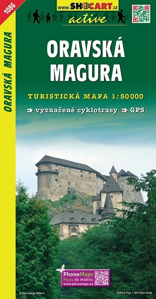 Oravská Magura - turistická mapa (shocart č.1086)