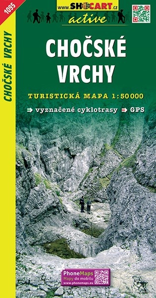 Chočské vrchy - turistická mapa (shocart č.1095)