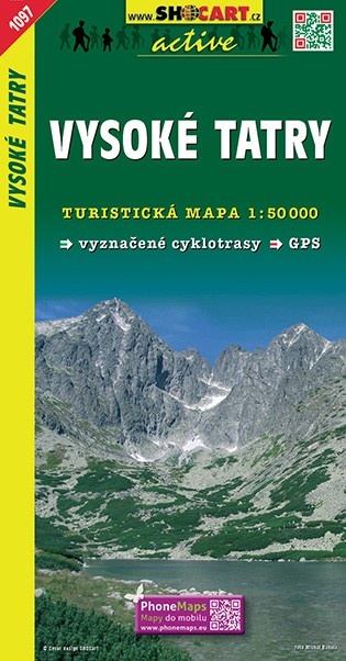 Vysoké Tatry - turistická mapa (shocart č.1097)