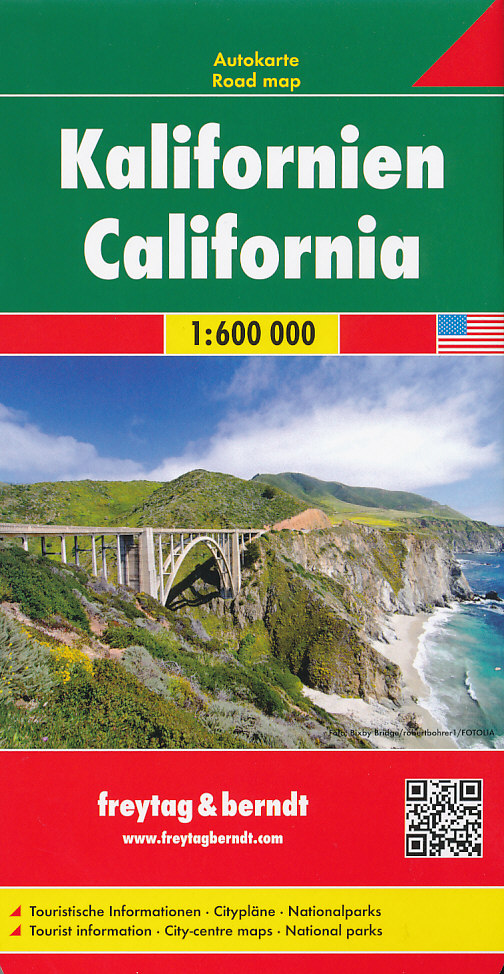 Freytag & Berndt mapa California (Kalifornie) 1:600 t.