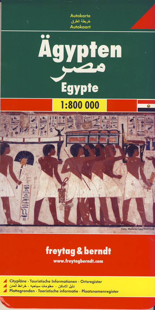 Freytag & Berndt mapa Egypt 1:800 t.