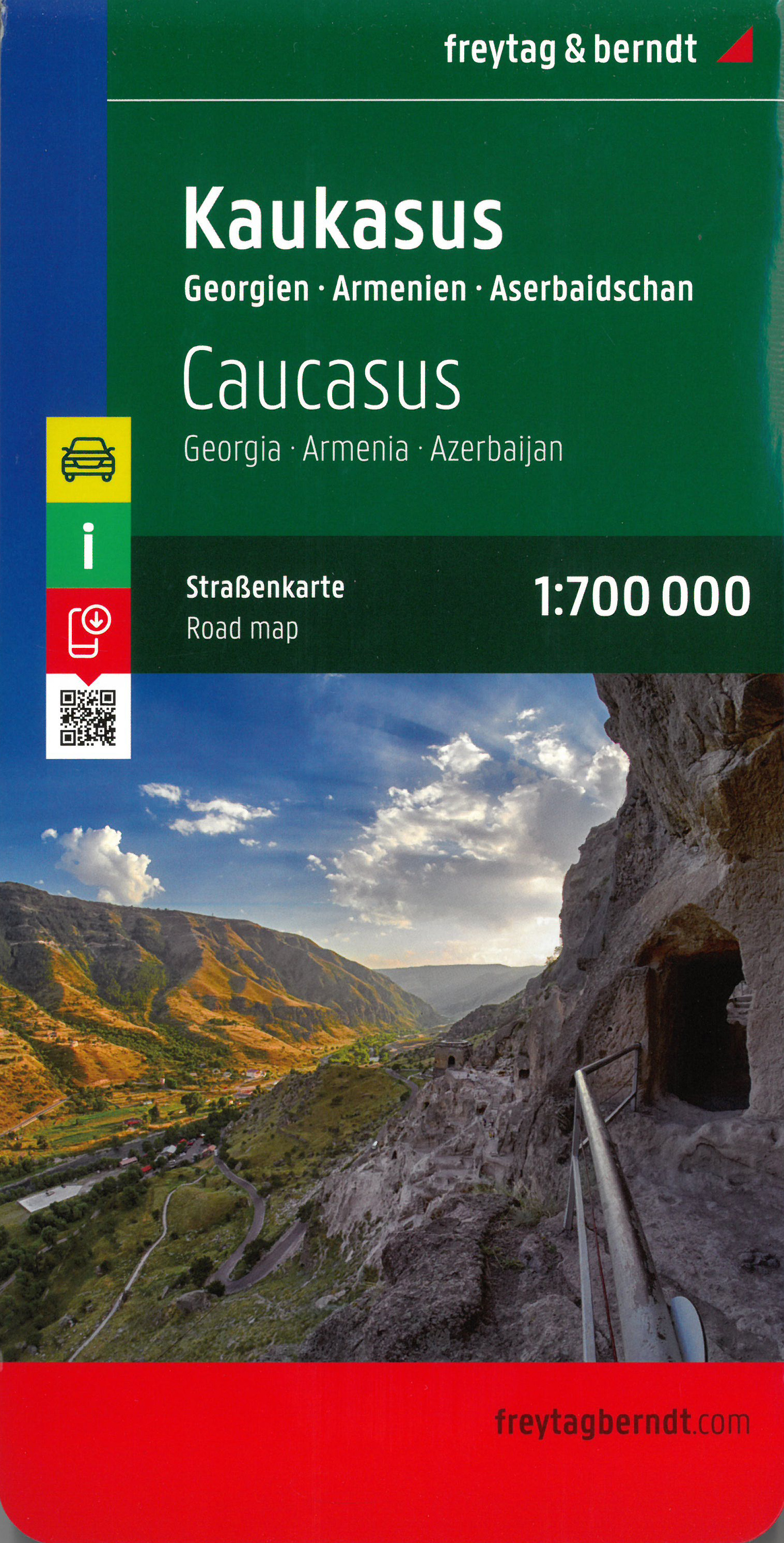 Freytag & Berndt mapa Kavkaz 1:700 t.