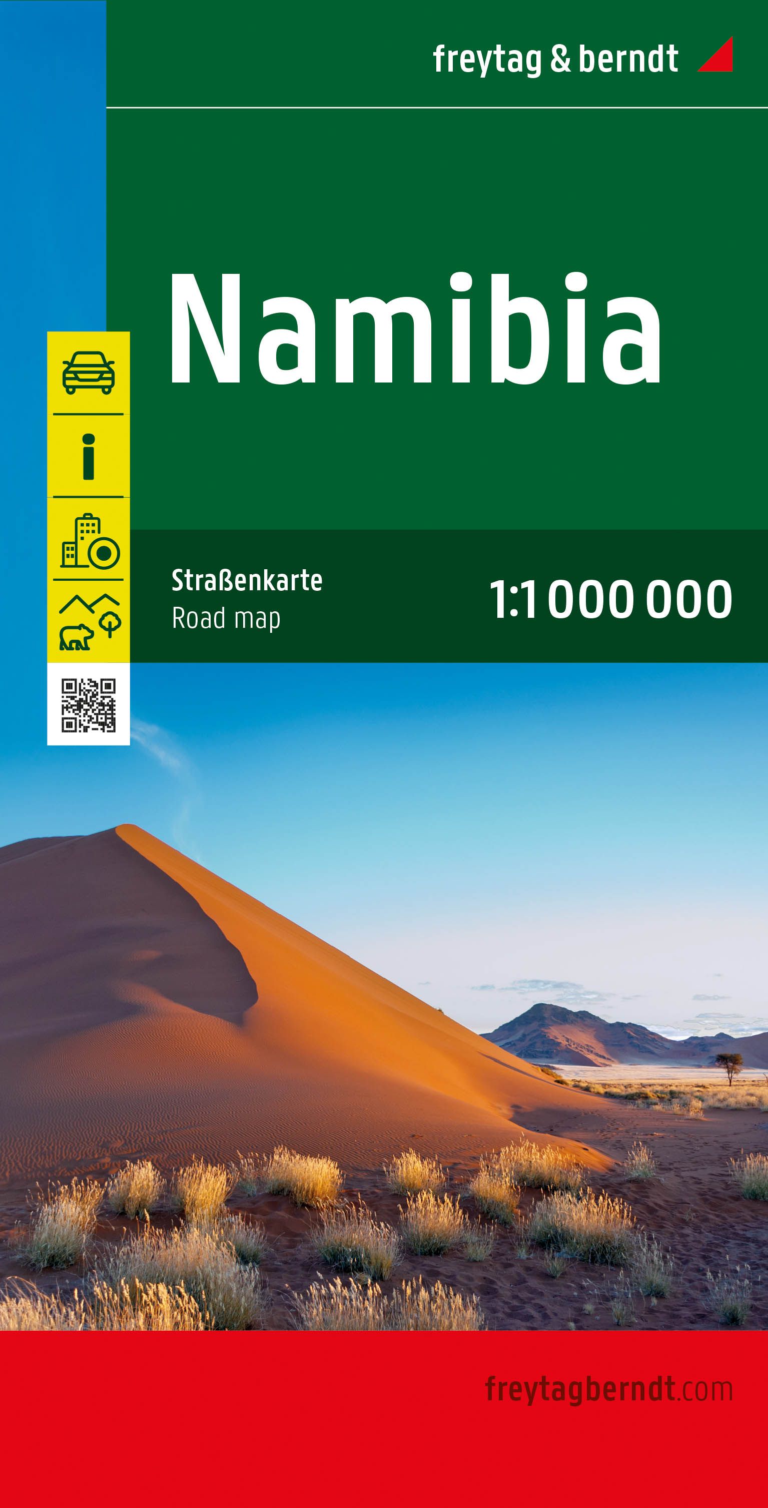 Freytag & Berndt mapa Namibia 1:1 mil.
